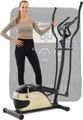 Produktbild: HOP SPORT® Crosstrainer Focus - Ellipsentrainer für Zuhause mit Trainingscomputer, Pulssensoren & Tablethalterung | Kompakte Fitnessgeräte bis 120 kg