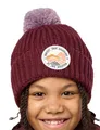 Produktbild: Jack Wolfskin Unisex Kinder Pompom Badge K Beanie-Mütze, Boysenberry, M EU