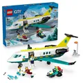 Produktbild: LEGO City Notfallrettungsflugzeug, Set mit Flieger und Schneemobil 60465
