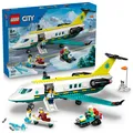 Produktbild: LEGO City Emergency Air Ambulance Airplane Toy - Medical Plane Model - 3 Minifig