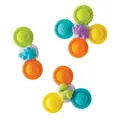 Produktbild: Infantino Bade-Pop-Spinner aus Silikon mit Saugnapf, ab 6 Monate, Mehrfarbig, 3er-Set