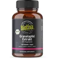 Produktbild: Biotiva Granatapfel Extrakt Bio 120 Kapseln - 550mg Höchstdosierung - 25% Polyphenole - Einführungsangebot - Punica Granatum - Abgefüllt und kontrolliert in Deutschland