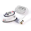 Produktbild: Prym 611916 Dampfbügeleisen Mini UK-Stecker Bügeleisen, weiß, 19 x 17 x .95 cm
