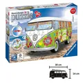 Produktbild: Ravensburger 12532 3D Puzzle VW T1 Bus Hippie Style Bulli Kult-Modell 162 Teile