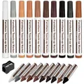 Produktbild: Möbelreparaturset Holzmarker Wachsstifte für Flecken Kratzer Holzböden Tische...