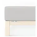 Produktbild: Schlafgut Spannbetttuch Casual aus Bio Baumwolle 180x200 - 200x200 cm | grey-light - grau