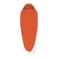 Produktbild: Sea to Summit - Reactor Fleece Schlafsack-Liner - Compact Mummy mit Kordelzug - Thermolite für Thermo-Boost - Geruchskontrolle - Ultra-Sil Packsack - Für Camping im Winter - Orange - 390 g