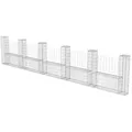 Produktbild: vidaXL Gabionenkorb, Silber, Metall, Freiform, 20x100 cm, Sonnen- & Sichtschutz, Sichtschutz Garten