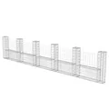 Produktbild: vidaXL Gabione U-Form Stahl 570x20x100cm Steinkorb Drahtkorb Mauersteinkorb