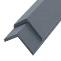 Produktbild: Home Deluxe - WPC Abschlussleiste FINEA - Farbe Hellgrau, 10 Stück - 110 x 4,5 x 4,5 cm I Abschlussprofil Abdeckleiste Abschlussschiene