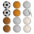 Produktbild: Active Peak® Kickerbälle 12er Set, Profi Ersatzbälle für Tischkicker & Tischfußball, 35 & 36 mm Trainings- & Turnierbälle aus Kunststoff & Kork, Zubehör für Kickertische & Tischfußballspiele