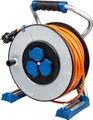 Produktbild: as-Schwabe Metall-Kabeltrommel Baustellenleitung Orange 40m 230V 16A 3G2,5 IP44