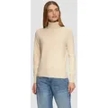 Produktbild: s.Oliver Longpullover Strickpullover Feinstrickpullover mit Rollkragen braun S (36)