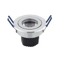 Produktbild: LED Downlight Modul ARGENT, 9W, 550lm, 2000-2800K, 36°, dimmbar, Alu gebürstet