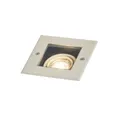 Produktbild: Qazqa LED Einbaustrahler Oneon, ohne Leuchtmittel, Warmweiß, QAZQA Außen Einbau­leuchte, gu10, Beige, Aluminium, Modern