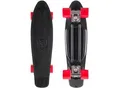 Produktbild: Skateboard STAR-SKATEBOARD, schwarz (schwarz, rot), Skateboards, Kinder, Kicktail