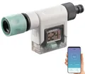Produktbild: Royal Gardineer Durchflussmesser: Smart-Wasserzähler für den Gartenschlauch mit Display, Bluetooth & App (Digitaler Wasserzähler, Digitaler mit App, Waschmaschine)