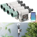 Produktbild: 4er-Set Smart-Wasserzähler für Gartenschlauch, Display, Bluetooth, App