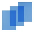 Produktbild: Pavo Einbanddeckel-Klarsichtfolie A4, PVC-Folie, 0.20 mm, 100-er Pack, Transparent/blau