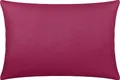 Produktbild: Erwin Müller Kissenbezug, Kissenhülle Nürnberg Doppel-Jersey, weinrot Größe 40x60 cm - strapazierfest, temperaturausgleichend, mit Reißverschluss