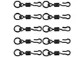 Produktbild: FOX International Schnurverbinder Fox Edges Kwik Change Hook Swivels - 10 Karpfenwirbel, (1-St)