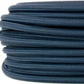 Produktbild: Textilkabel für Lampe, Textilummanteltes Rundkabel, dreiadrig 3x0,75mm², Navy