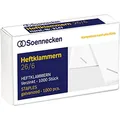 Produktbild: Soennecken Heftklammern 3147 26/6 verzinkt 1.000 St./Pack.