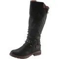 Produktbild: Rieker Damen Stiefel Langschaft Warmfutter 94789, Größe:40 EU, Farbe:Schwarz - Schwarz - 40