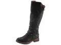 Produktbild: Winterstiefel RIEKER, Damen, Gr. 40, Varioschaft, schwarz, Lederimitat, Schuhe Winterstiefel, Winterboots, Blockabsatz, mit TEX-Membran, Varioschaft