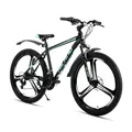 Produktbild: Hiland 26 Zoll Mountainbike für Erwachsene, 3/6 Speichenrad 18 Gang Herren Damen Mountainbike, mit Doppelscheibenbremse, 26 Zoll MTB Aluminiumrahmen