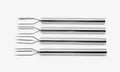 Produktbild: Weis Pellkartoffelgabel Set 4 Stück aus Edelstahl in der Farbe Silber, Maße: 13,4cm x 0,9cm x 0,9cm, 15184