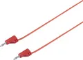 Produktbild: VOLTCRAFT MSB-200 Messleitung Lamellenstecker 2mm Lamellenstecker 2mm 30.00cm Rot 1St.