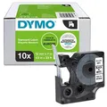 Produktbild: DYMO 10 Schriftbänder D1 45013 2093097, 12 mm schwarz auf weiß