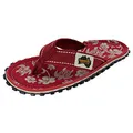 Produktbild: Gumbies Originals Rot - Flip Flops aus recycelten Materialien - profilierte Sohle aus wiederverwerteten Autoreifen, weiches Fußbett aus Canvas-Baumwolle, bequemer Zehensteg - Pacific Red, 41