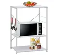 Produktbild: vidaXL Regal, Mikrowellenregal Weiß 60×39,6×79,5 cm Holzwerkstoff