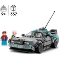 Produktbild: LEGO Speed Champions Zeitmaschine aus Zurück in die Zukunft - Kinder Spielzeug mit Automodell und 2 Minifiguren - Marty McFly und Doc Brown - Krea... - Beige