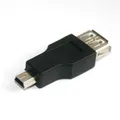 Produktbild: USB 2.0 Adapter USB-A Buchse Kupplung -> 5-pol / 5-pin Mini USB Stecker Hi-Speed
