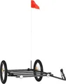 Produktbild: vidaXL Fahrradanhänger Schwarz 135x68x37 cm Eisen