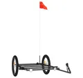 Produktbild: vidaXL Fahrradkinderanhänger 135 x 68 x 37 cm Fahrradanhänger Cargo Schwarz Eisen