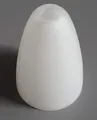 Produktbild: Lampenschirm Glas Ersatz Schute Ersatzglas G4 Glaslampenschirm gerade G4 weiß