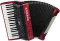Produktbild: HOHNER BRAVO III 96 Silent Key Akkordeon rot + Gig Bag