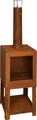 Produktbild: Esschert Design FF298, Tragbare Feuerstelle, offen, Brennholz, Rostfarbe, Draußen, Rechteckig