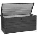 Produktbild: Beliani Auflagenbox, Graphit, Metall, Rechteckig, 132x64x62 cm, Aufbewahrung & Schutzhüllen, Gartenboxen