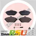 Produktbild: Zimmermann Bremsbelagsatz, Scheibenbremse 24869.195.1 Anzahl pro Packung 4