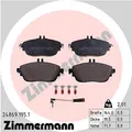 Produktbild: ZIMMERMANN 24869.195.1 Bremsbelagsatz, Scheibenbremse für MERCEDES-BENZ