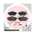 Produktbild: 1x Bremsbelagsatz, Scheibenbremse ZIMMERMANN 24869.195.1 passend für INFINITI