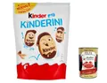 Produktbild: 6x Kinder Kinderini kekse cookies, Shortbread in Milch und Kakao 250g + Italian Gourmet polpa 400g