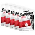 Produktbild: 5x Energizer CR 1632 3V Batterie Lithium Knopfzelle DL1632 1er Blister CR1632