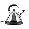 Produktbild: Alessi Elektrischer Wasserkessel Kabelfreier aus Edelstahl mit Griff und Aufsatz aus PA, schwarz
