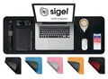 Produktbild: SIGEL SA604 Desk Pad - waterproof - imitation leather - Black - double sided - 8